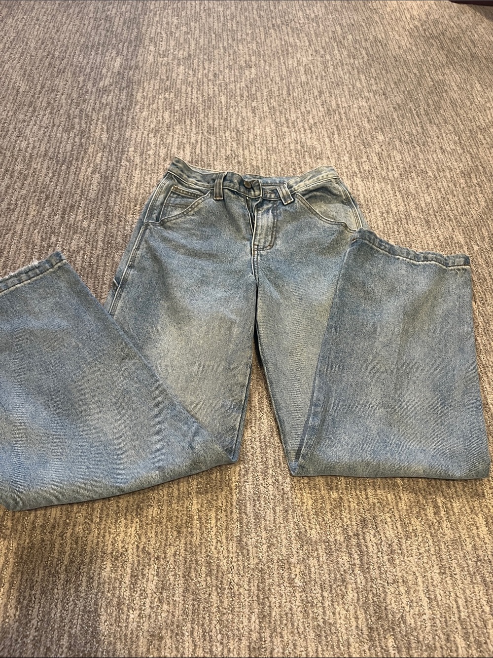 Brandy MelvilleJohn Galt Light Blue Flare Jeans One size fits all